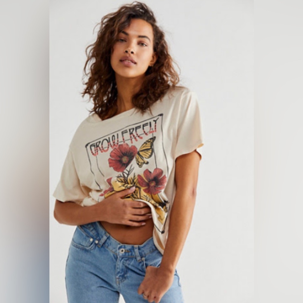 Daydreamer x Free People Grow Freely Boyfriend Tee (NWT)
